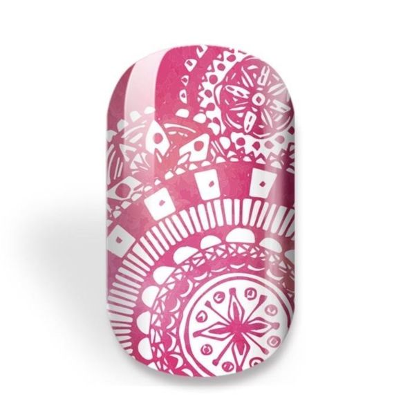 Colour Flash - Tribal Dreams, design on a lush tie dye base. Nail strips! - Picture 5 of 10